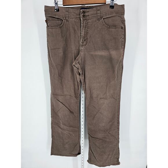 Bandolino Blu Womens Sz 12 Arianna Bootcut Pants Light Brown Vintage - Picture 1 of 5